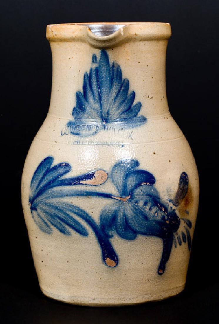 COWDEN & WILCOX / HARRISBURG, PA Stoneware Pitcher with (1 of 3)
