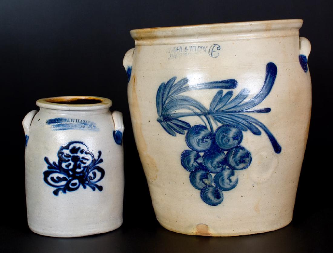 Lot of Two: COWDEN & WILCOX / HARRISBURG, PA Stoneware (1 of 1)