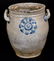 Very Fine attrib. C. Crolius, Manhattan, Stoneware Jar