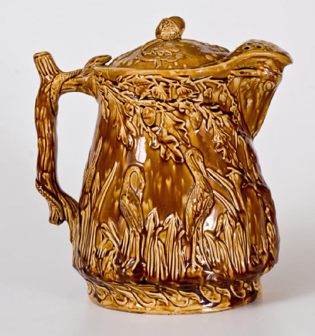 Rockingham Herons in Bullrushes Covered Ale Pitcher (1 of 4)