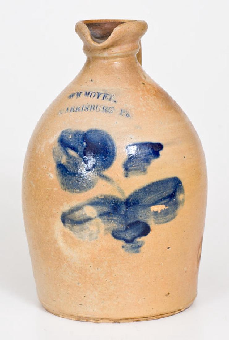 Rare WM. MOYER / HARRISBURG, PA Stoneware Syrup Jug (1 of 5)