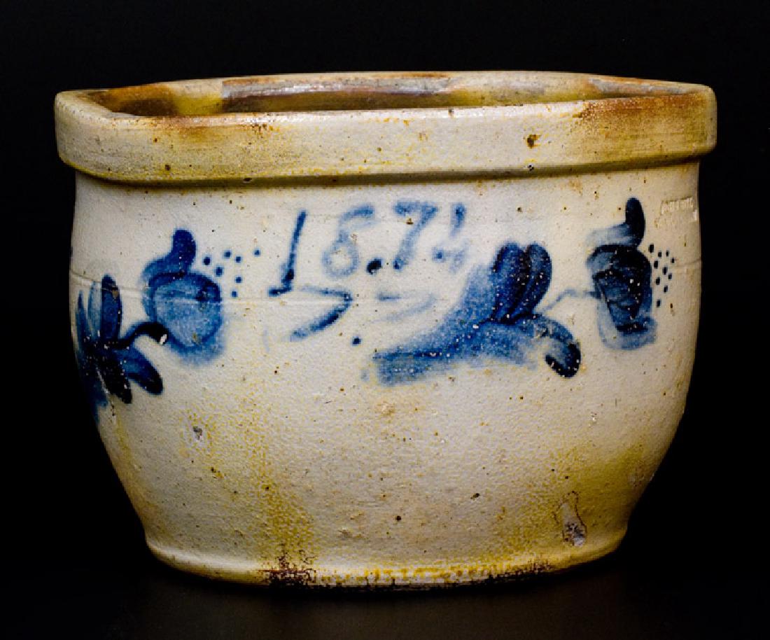 Rare JOHN BELL / WAYNESBORO, PA Stoneware Jar Dated (1 of 5)