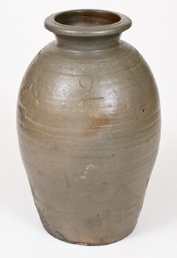 Fine Stoneware Jar w/ Coggled Design att. W. H. (1 of 5)