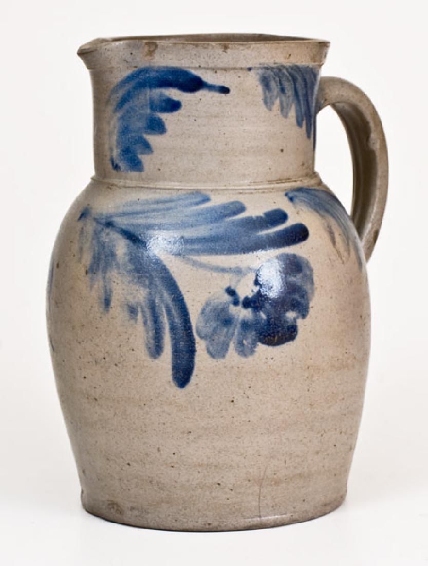 1 Gal. Baltimore, MD Stoneware Pitcher with Floral (1 of 4)