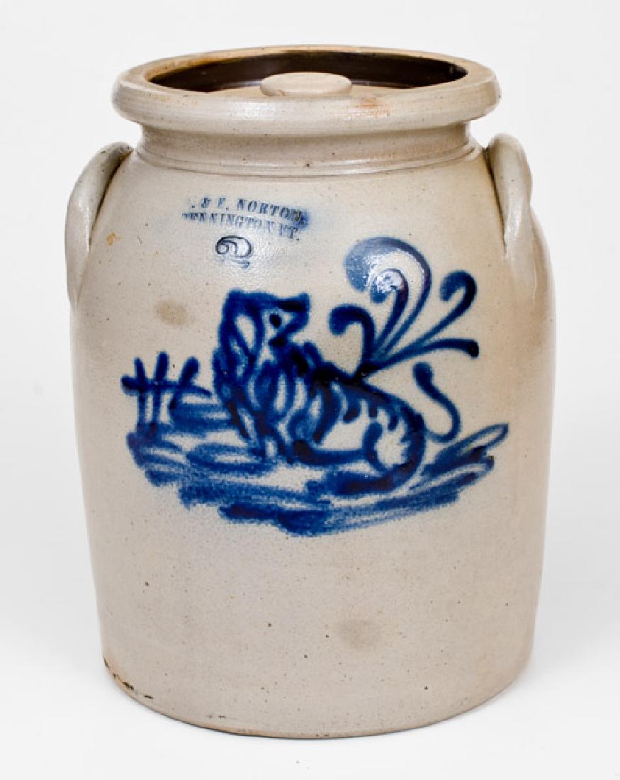 Very Fine J. & E. NORTON / BENNINGTON, VT Stoneware (1 of 1)