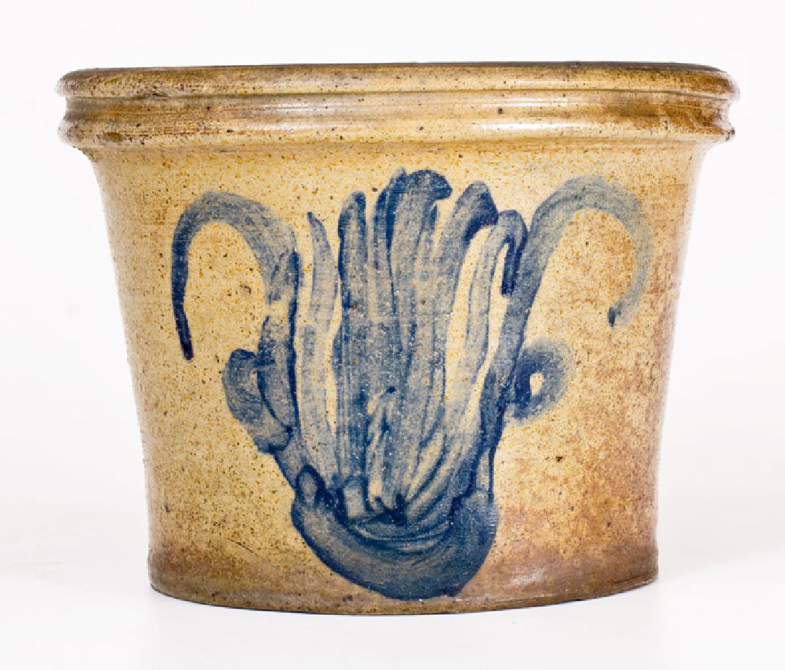 Unusual Ohio Decorated Stoneware Flowerpot (1 of 5)