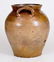 Early BOSTON Stoneware Jar w/ Iron-Oxide Decoration, - 4
