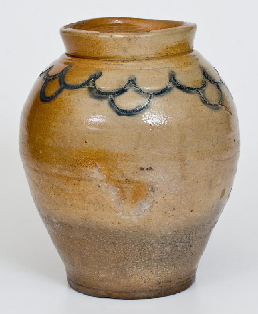 Fine 1/2 Gal. Stoneware Jar with Impressed Design att. (1 of 5)