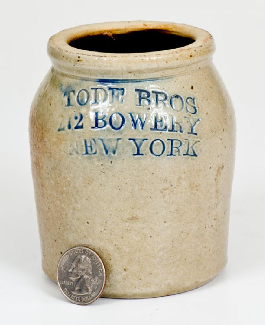 Small Salt-Glazed Stoneware Jar, TODE BROS / 272 BOWERY (1 of 2)