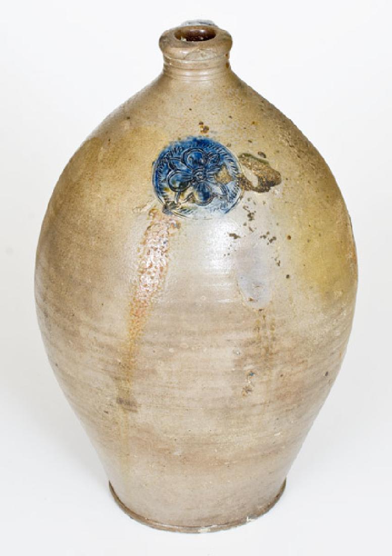 Very Rare Old Bridge, NJ Stoneware Jug w/ Impressed (1 of 4)