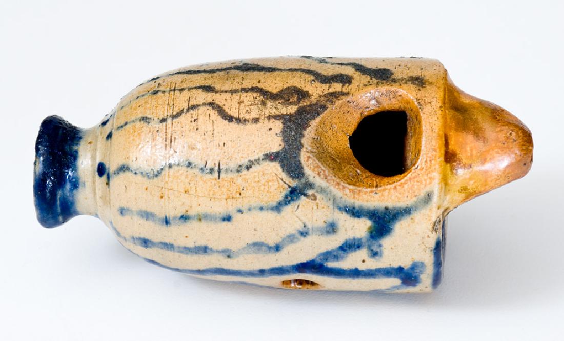 Very Unusual Stoneware Whistle with Elaborate Brushed (1 of 7)