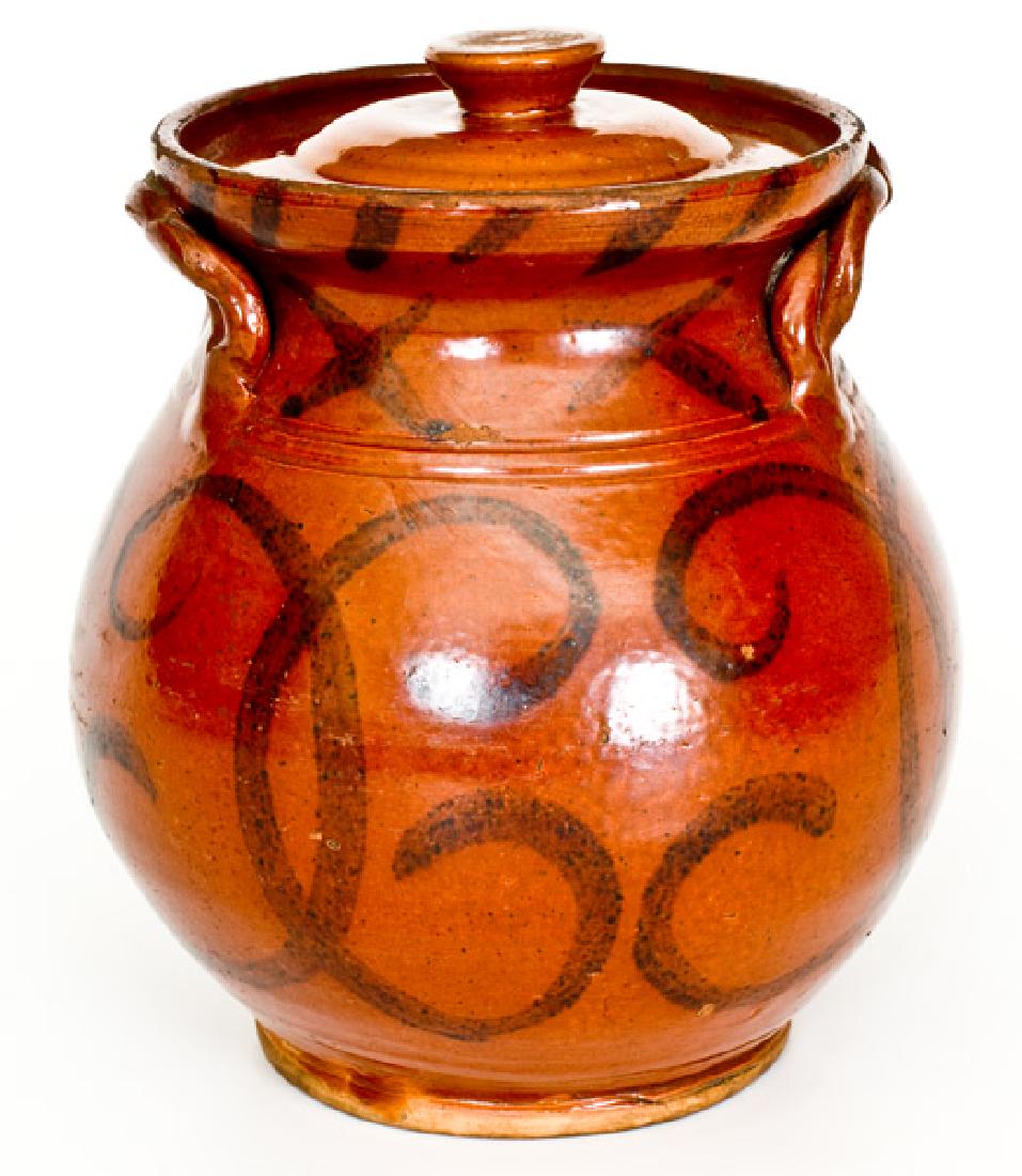 Exceptional David Mandeville, Circleville, NY Redware (1 of 4)