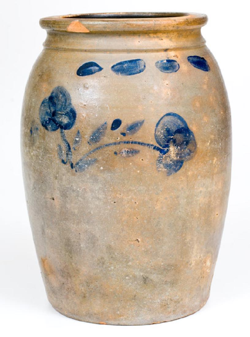 One-Gallon Pruntytown, WV Stoneware Jar (1 of 3)