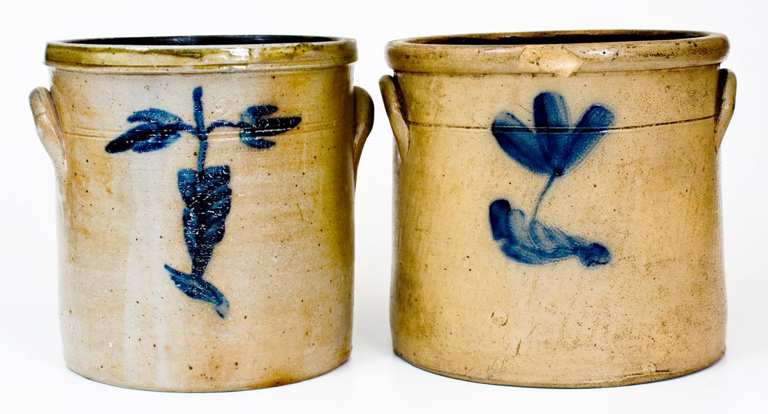 Lot of Two: 2 Gal. Stoneware Crocks incl. S. PURDY (1 of 2)