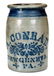 1/2 Gal. A. CONRAD / NEW GENEVA, PA Stoneware Jar with