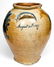 Important Large-Sized Manhattan Area Stoneware Jar, "C. - 4