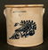 4 Gal. N. A. WHITE & CO. BINGHAMTON Stoneware Crock w/