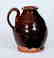Diminutive Wide Mouthed Redware Jug New England Diminutive Wide Mouthed Redware Jug New England