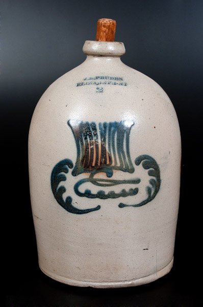 Two-Gallon J. M. PRUDEN / ELIZABETH - NJ Decorated (1 of 1)