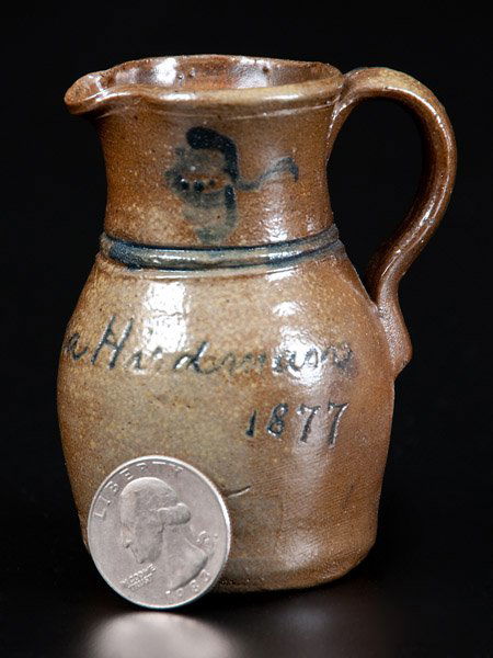 Very Rare Miniature 1877 Donaghho Pottery, Parkersburg, (1 of 7)