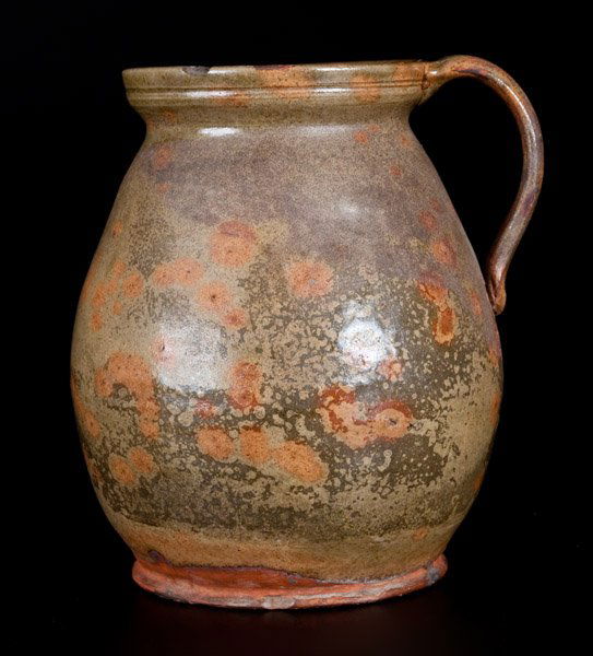 Glazed New England Redware Stew Pot, circa 1820-40 (1 of 3)