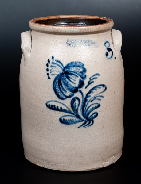 3 Gal. JOHN BURGER / ROCHESTER Stoneware Jar with (1 of 1)
