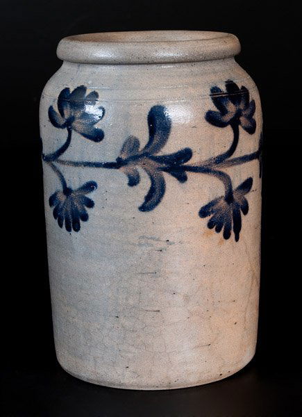 1 Gal. Stoneware Jar with Floral Decoration att. Henry (1 of 4)