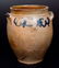 C. CROLIUS / NEW-YORK Stoneware Jar with Cobalt Drape - 3