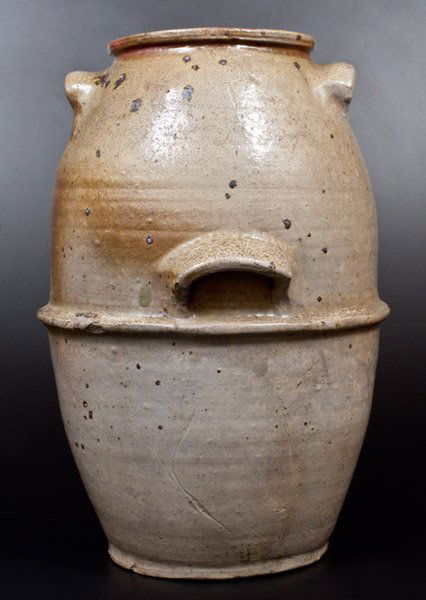 Monumental Four-Handled Stoneware Jar attrib. T. W. (1 of 5)