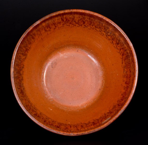Large-Sized Redware Bowl, Stamped "JOHN BELL / (1 of 2)