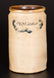 Rare C. CROLIUS / MANUFACTURER Manhattan Stoneware Jar