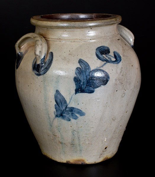 Beaver, PA Stoneware Jar with Tulip Decoration (1 of 1)
