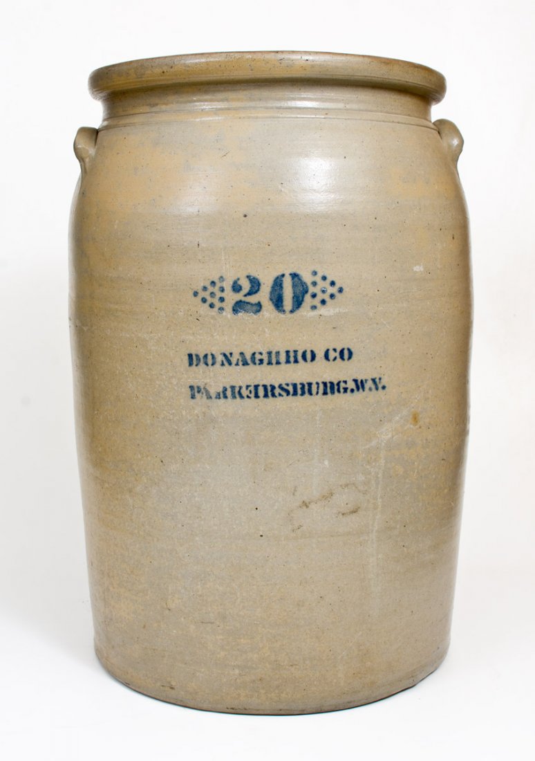 Rare 20 Gal. A. P. DONAGHHO CO / PARKERSBURG, W. Va. (1 of 2)