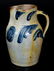 1 Gal. JOHN BELL / WAYNESBORO Stoneware Pitcher with - 3