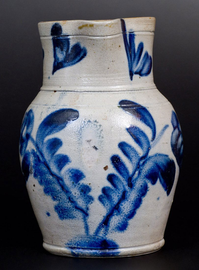 Three-Quart Stoneware Pitcher attrib. Remmey Pottery, (1 of 5)