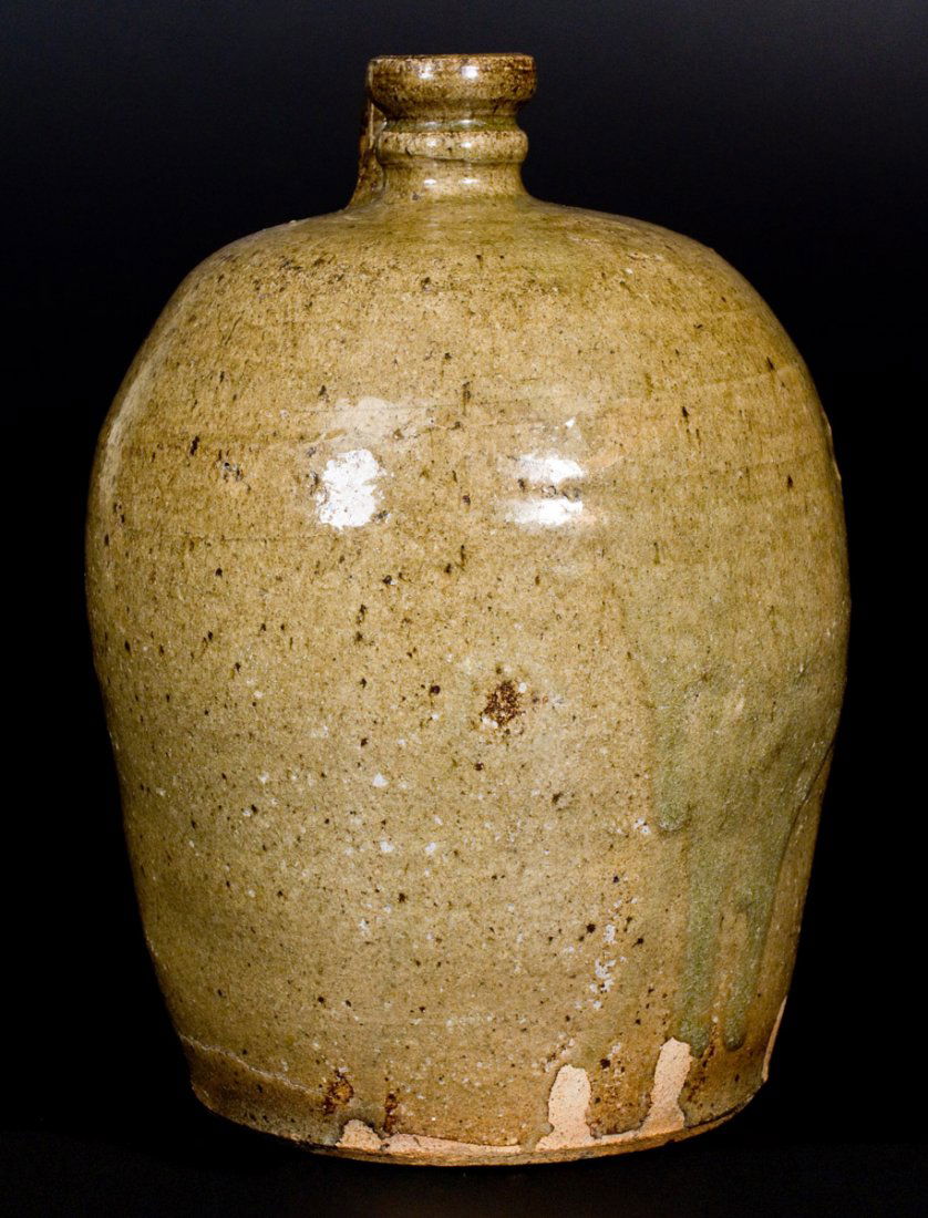 Fine 2 Gal. Edgefield District, SC Stoneware Jug (1 of 6)