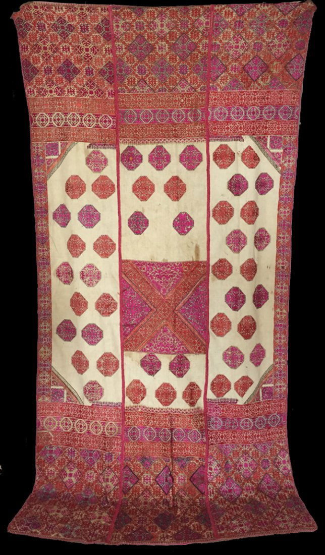 Antique Bridal Shawl - Embridery Swat Valley (1 of 15)