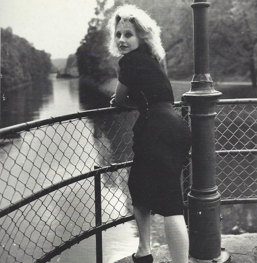 Hanna Schygulla, Munich 1980.: HELMUT NEWTON. Hanna Schygulla, Munich, 1980. Half-tone print. Unsigned. Photographer: Helmut Newton Medium: Half-tone print. Measurements: 7 3/8 x 7 3/16
