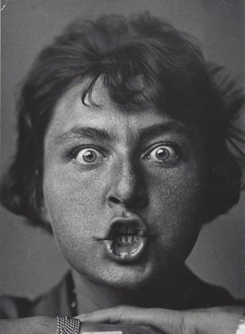 Friedrich Seidenstucker, Untitled (Sch), 1930.: FRIEDRICH SEIDENSTUCKER (1883-1966), Untitled (Sch), 1930. Photographic print. Gallery press print. Unsigned. Exhibition label: Los Angeles County Museum of Art "Ghost in the Shell: Photography and th