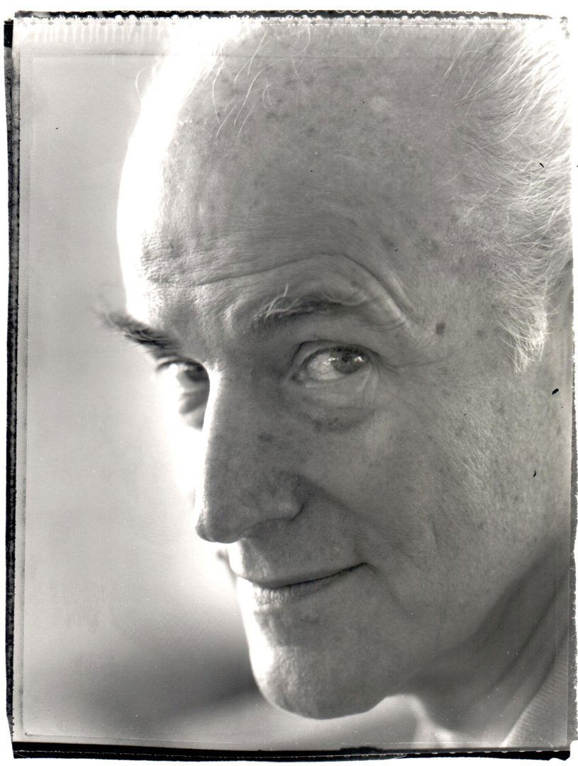 Artist Robert Irwin: Photograph of artist Robert Irwin by Photographer Jim Mc Hugh Exclusive from author, Jan Butterfield's New Book: The Art of Light and Space" (Abbeville Press) Medium: Silver print. Measurements: 9 x 6
