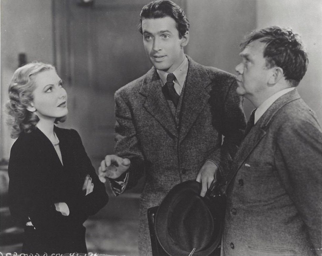 Still from "Mr. Smith Goes to Washington": Black and white photograph from "Mr. Smith Goes to Washington" (1939) starring Jimmy Stewart. Medium: Silver print. Measurements: 8 x 10