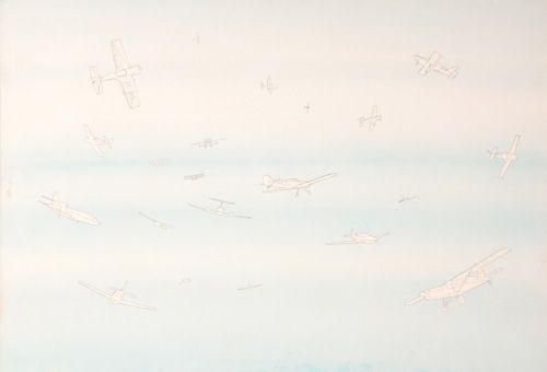 Alighiero Boetti (Italian, 1940-1994) Cieli ad alta