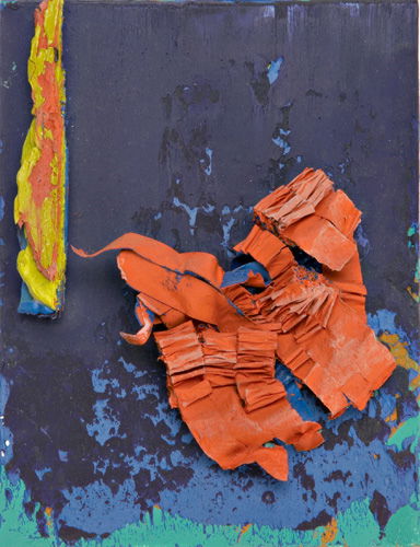 Leslie Wayne (American, b. 1953) Two works of art: Leslie Wayne (American, b. 1953) Two works of art: Love In The Afternoon #41, 1995; Oil on wood; 6" x 4 1/2"; Do It Again, 1995; Oil on wood; 8" x 6"; Provenance: Jack Shainman Gallery, New York