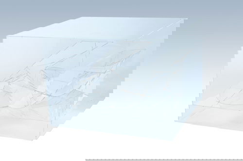 Tobias Putrih (Slovenian, b. 1972) Deconstructed C: Tobias Putrih (Slovenian, b. 1972) Deconstructed Cinema: Model, 2000-01; Cardboard, wood and tape with Plexiglas vitrine; 61" x 59" x 43 1/3"; Provenance: Max Protetch, New York