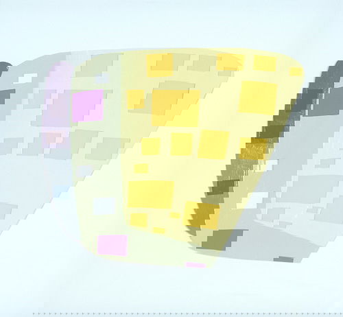 Ruth Root (American, b. 1967) Untitled (Yellow), 2: Ruth Root (American, b. 1967) Untitled (Yellow), 2000; Mixed media on paper (framed); 9 1/2" x 11" (irregular); Provenance: Brent Sikkema, New York