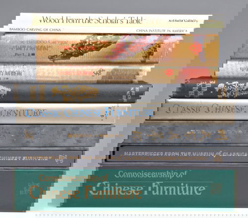CHINESE FURNITURE ART BOOKS Four books by Wang Sh: CHINESE FURNITURE ART BOOKS Four books by Wang Shixiang: Classic Chinese Furniture: Ming and Early Qing Dynasties, first English edition, 1986, in dust jacket; Connoisseurship of Chinese Furniture: Mi