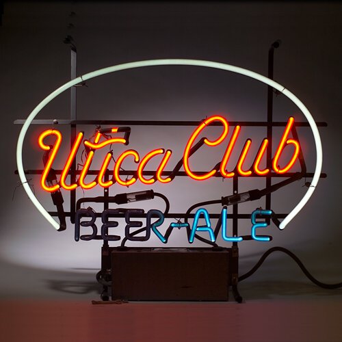 140 Neon sign UTICA CLUB BEER & ALE, vintage beer sig