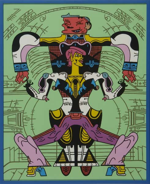 Karl Wirsum (American, b. 1939) Big Arms in a No