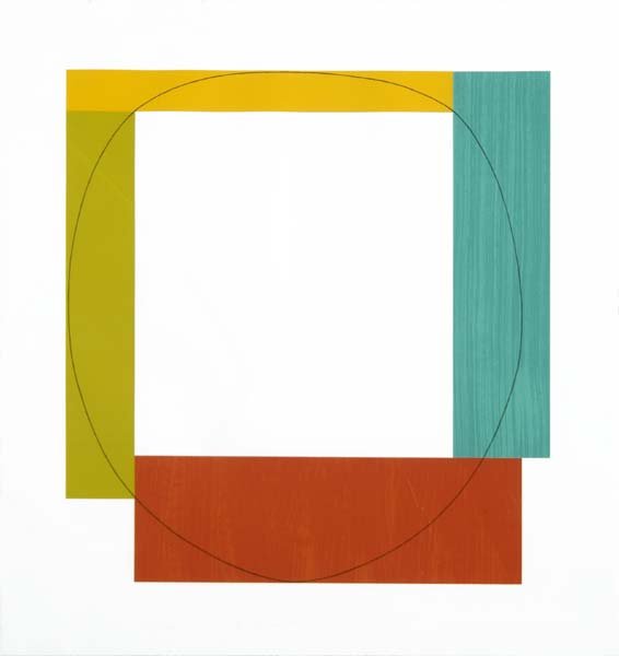 Robert Mangold (American, b. 1937) Untitled, 1984: Robert Mangold (American, b. 1937) Untitled, 1984; Lithograph in colors; Signed, dated and numbered 23/50; 23 1/2" x 22 1/2" (sheet); Provenance: Private Collection, New York