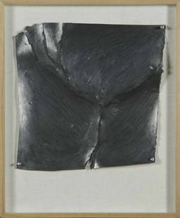 Nancy Rubins (American, b. 1952) Untitled, 1993;: Nancy Rubins (American, b. 1952) Untitled, 1993; Pencil on paper (framed); 16" x 15 1/2" (irregular); Provenance: Burnett Miller Gallery, Santa Monica; Private Collection